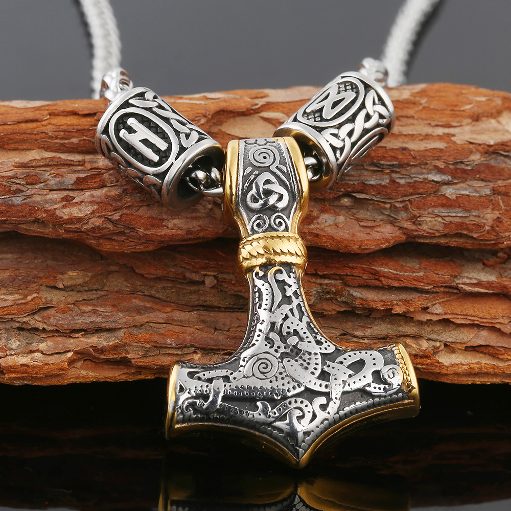 Viking beads necklace-NORSECOLLECTION- Viking Jewelry,Viking Necklace,Viking Bracelet,Viking Rings,Viking Mugs,Viking Accessories,Viking Crafts