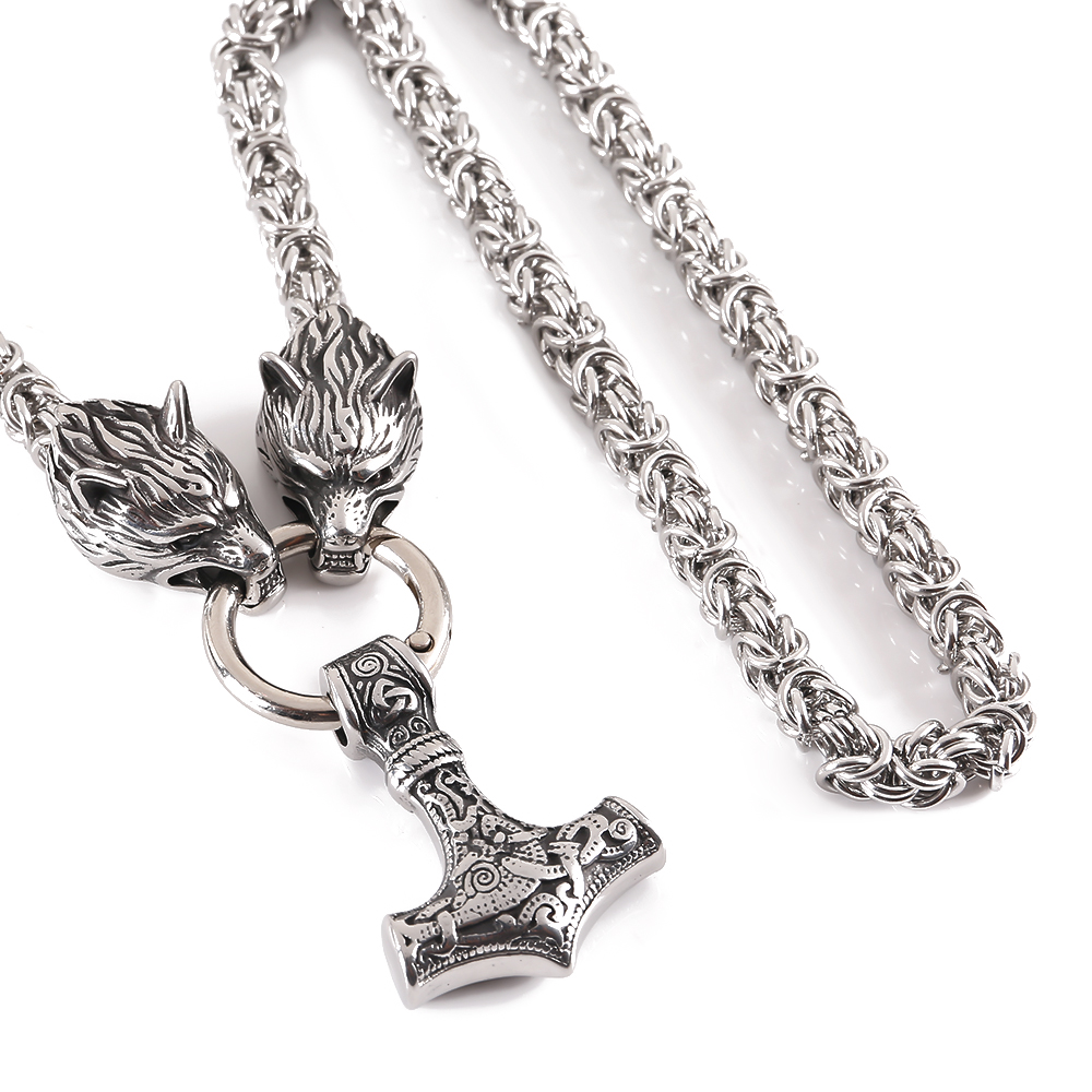 Mjolnir Necklace US$11/PC-NORSECOLLECTION- Viking Jewelry,Viking Necklace,Viking Bracelet,Viking Rings,Viking Mugs,Viking Accessories,Viking Crafts