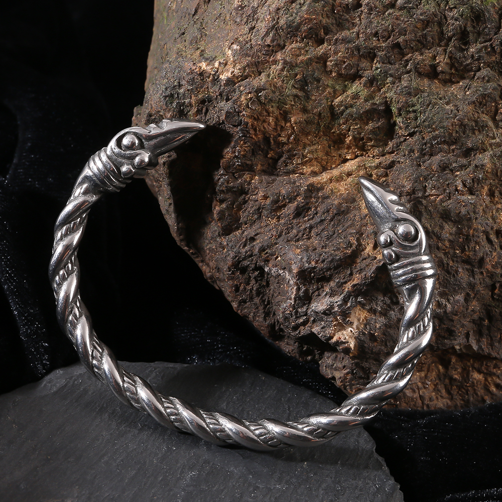 Raven Wristband US$3.8/PC-NORSECOLLECTION- Viking Jewelry,Viking Necklace,Viking Bracelet,Viking Rings,Viking Mugs,Viking Accessories,Viking Crafts
