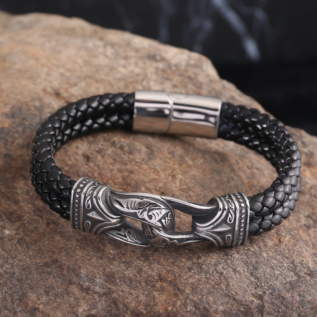 Viking magnetic bracelet,china supplier,viking leather bracelet wholesale-NORSECOLLECTION- Viking Jewelry,Viking Necklace,Viking Bracelet,Viking Rings,Viking Mugs,Viking Accessories,Viking Crafts