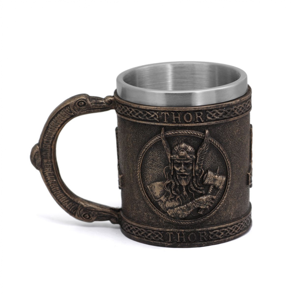 Thor Mug US$5.2/PC-NORSECOLLECTION- Viking Jewelry,Viking Necklace,Viking Bracelet,Viking Rings,Viking Mugs,Viking Accessories,Viking Crafts