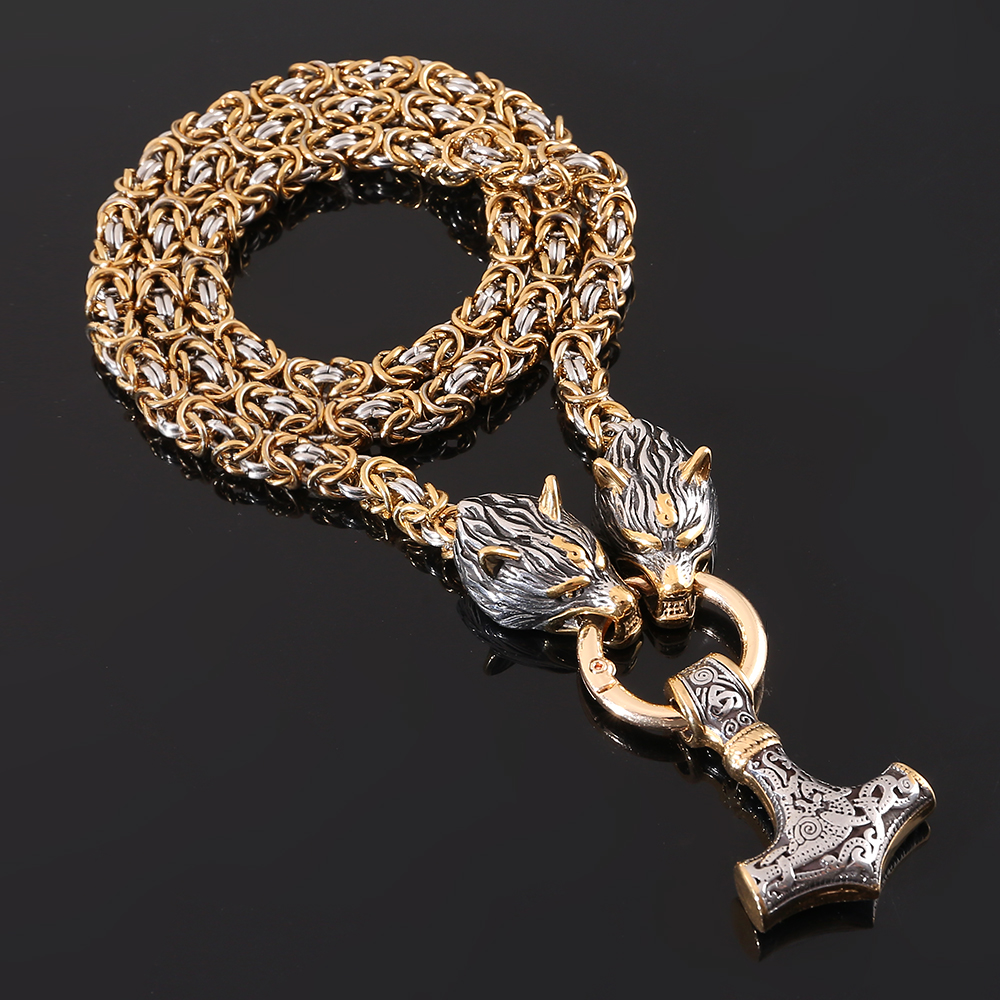 Mjolnir Necklace US$15/PC-NORSECOLLECTION- Viking Jewelry,Viking Necklace,Viking Bracelet,Viking Rings,Viking Mugs,Viking Accessories,Viking Crafts