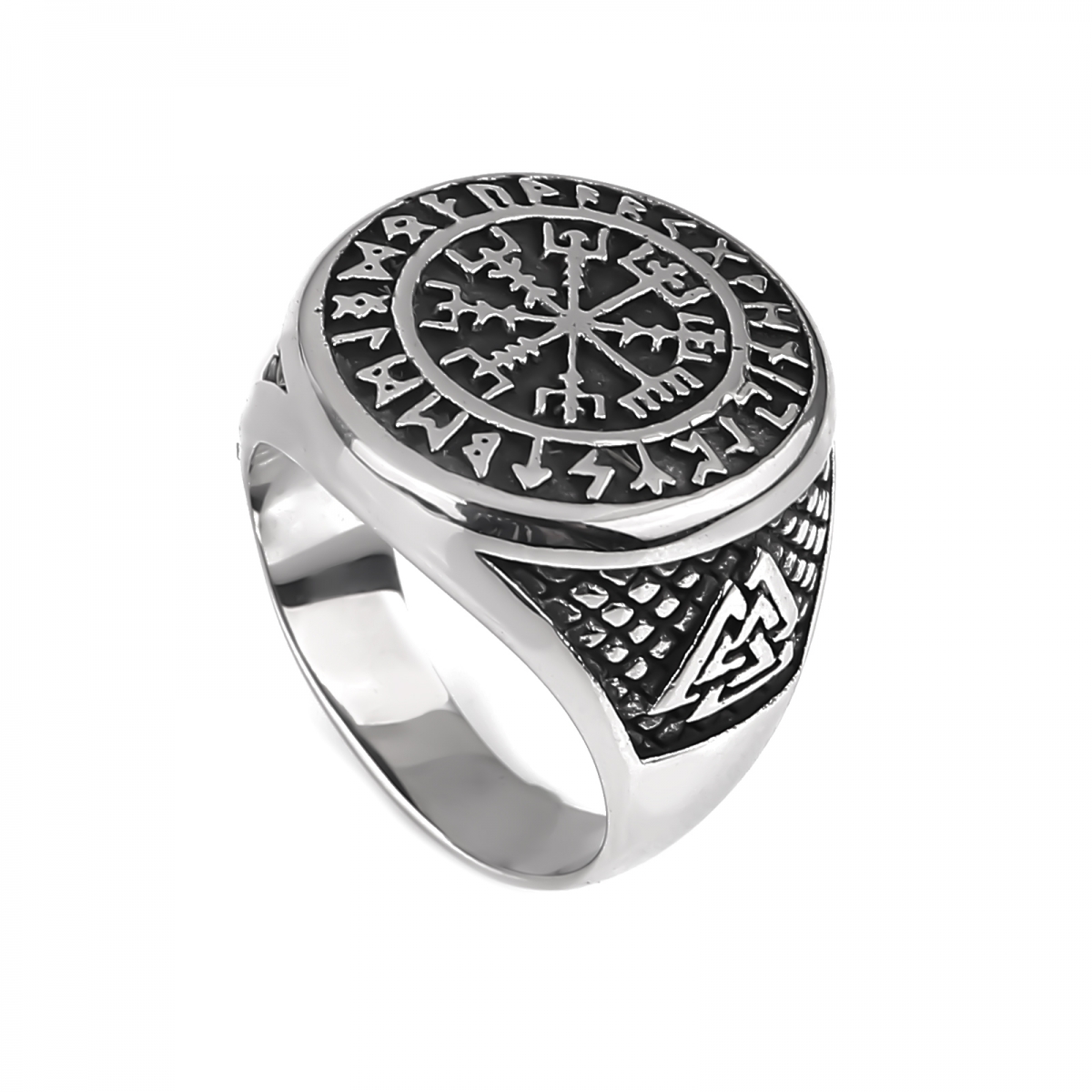 Кольца Vegvisir US$2.9/PC-NORSECOLLECTION- ювелірныя вырабы вікінгаў, каралі вікінгаў, бранзалет вікінгаў, кольцы вікінгаў, гурткі вікінгаў, аксэсуары вікінгаў, рамёствы вікінгаў