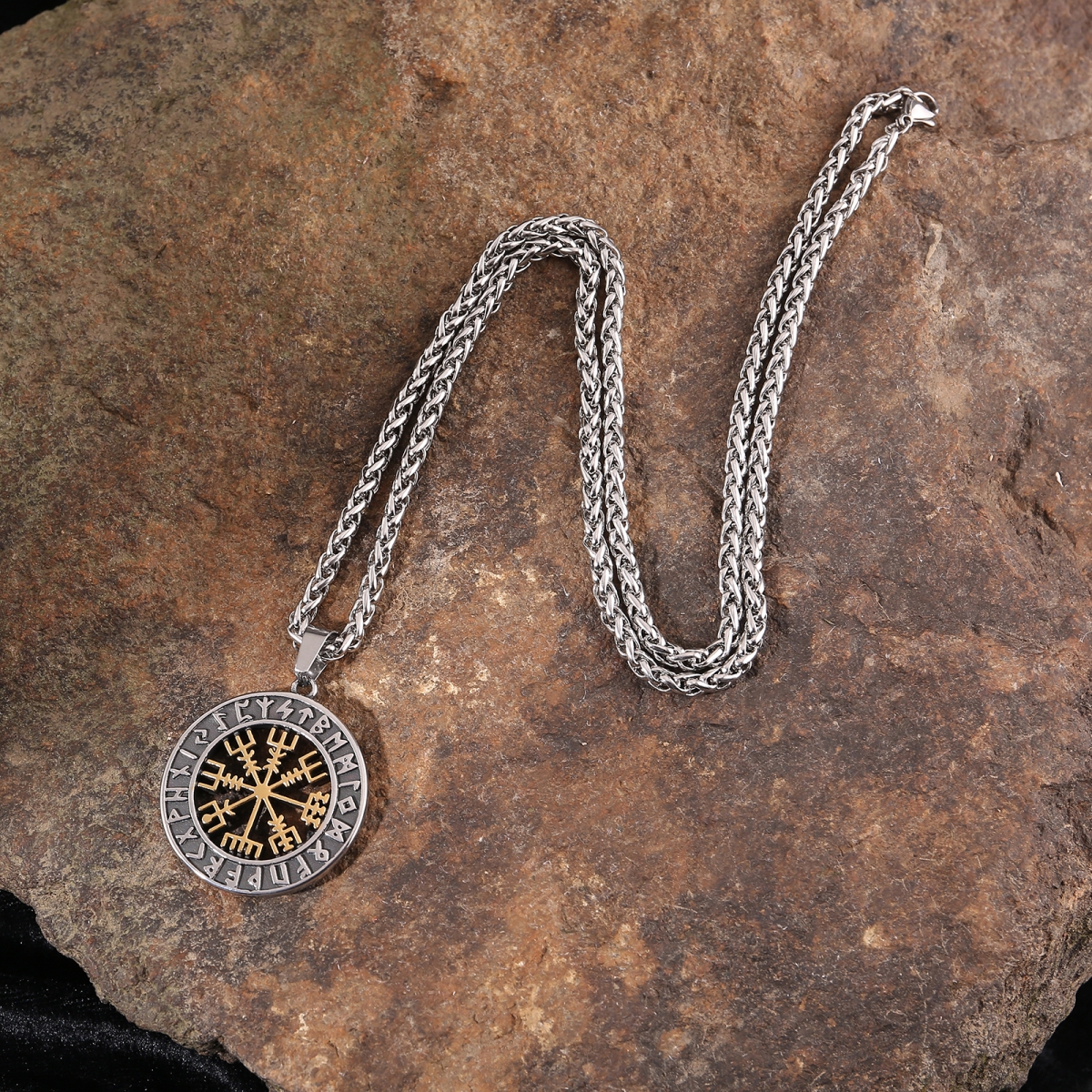 Vegvisir Necklace US$3.2/PC-NORSECOLLECTION- Viking Jewelry,Viking Necklace,Viking Bracelet,Viking Rings,Viking Mugs,Viking Accessories,Viking Crafts