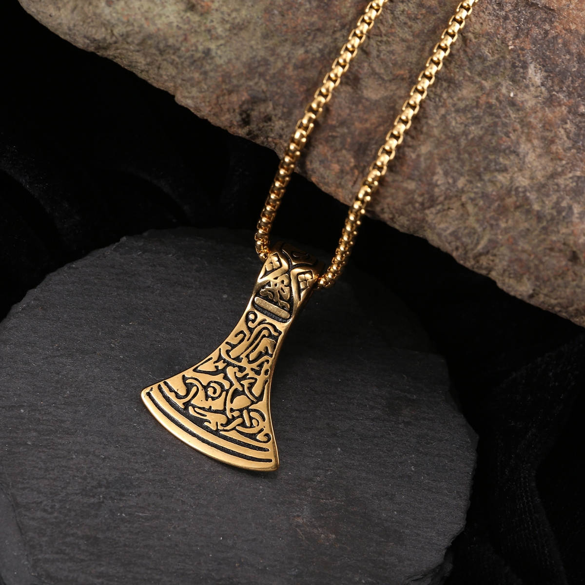 Axe Necklace US$3.2/PC-NORSECOLLECTION- Viking Jewelry,Viking Necklace,Viking Bracelet,Viking Rings,Viking Mugs,Viking Accessories,Viking Crafts