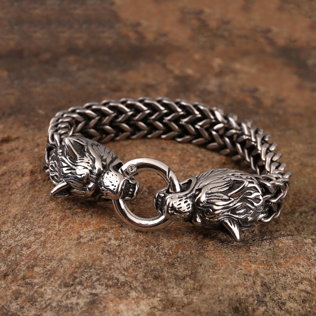 Wolf Bracelet US$4.9/PC-NORSECOLLECTION- Viking Jewelry,Viking Necklace,Viking Bracelet,Viking Rings,Viking Mugs,Viking Accessories,Viking Crafts