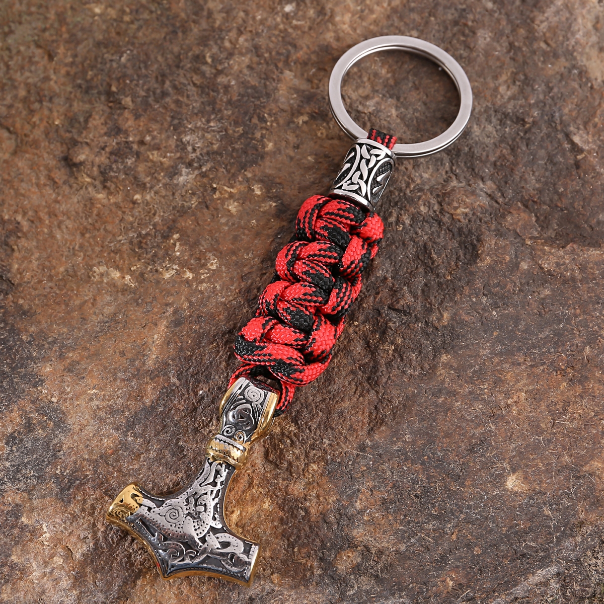 Mjolnir Keychain US$3.2/PC-NORSECOLLECTION- Viking Jewelry,Viking Necklace,Viking Bracelet,Viking Rings,Viking Mugs,Viking Accessories,Viking Crafts