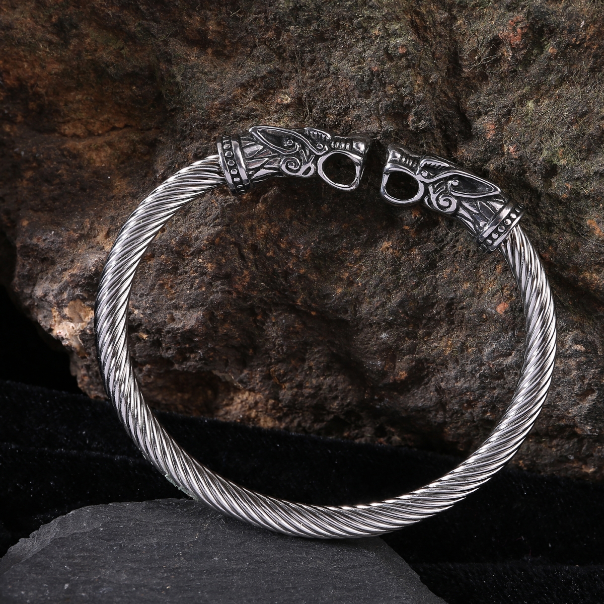 Wolf Wristband US$3.8/PC-NORSECOLLECTION- Viking Jewelry,Viking Necklace,Viking Bracelet,Viking Rings,Viking Mugs,Viking Accessories,Viking Crafts