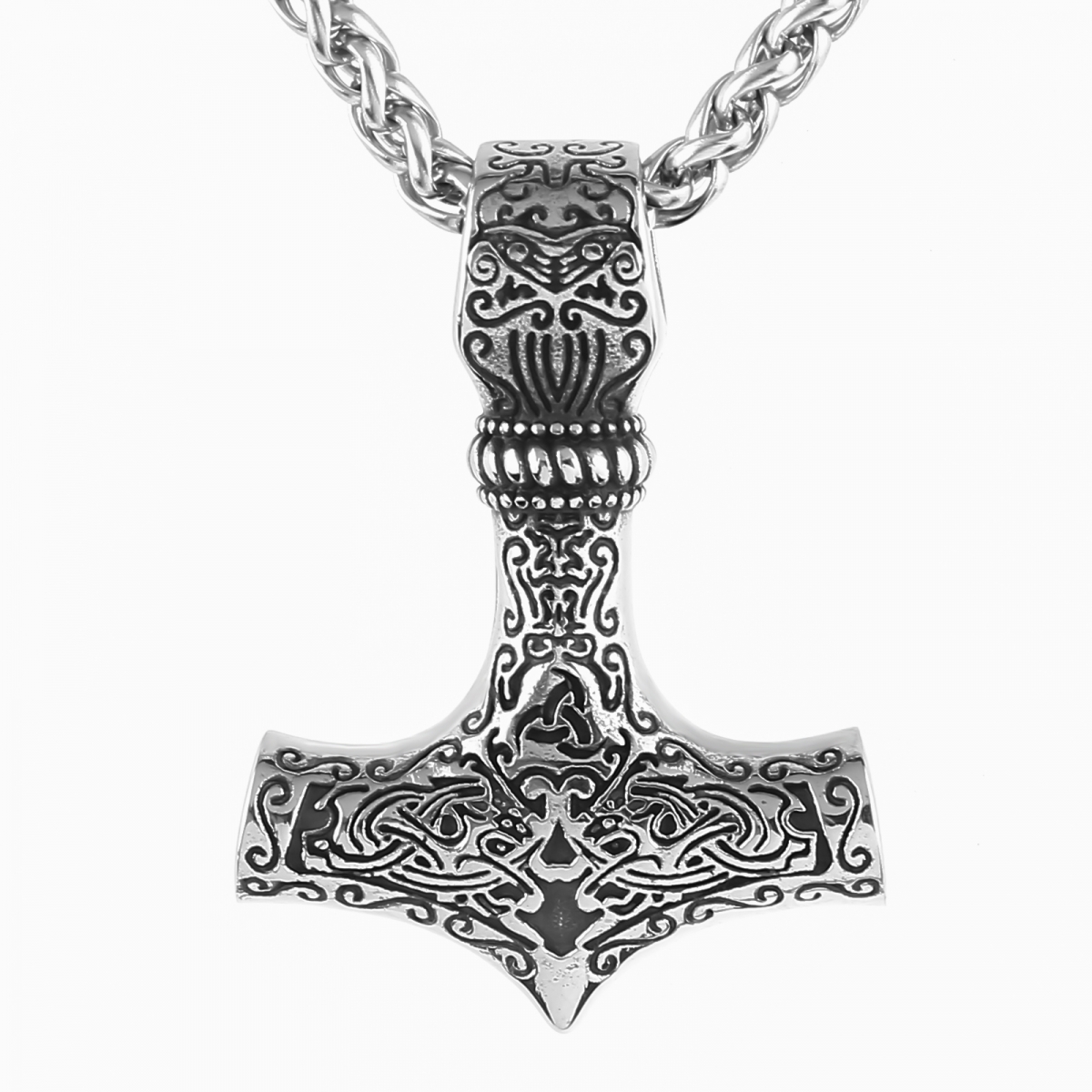 Mjolnir Necklace US$3/PC-NORSECOLLECTION- Viking Jewelry,Viking Necklace,Viking Bracelet,Viking Rings,Viking Mugs,Viking Accessories,Viking Crafts