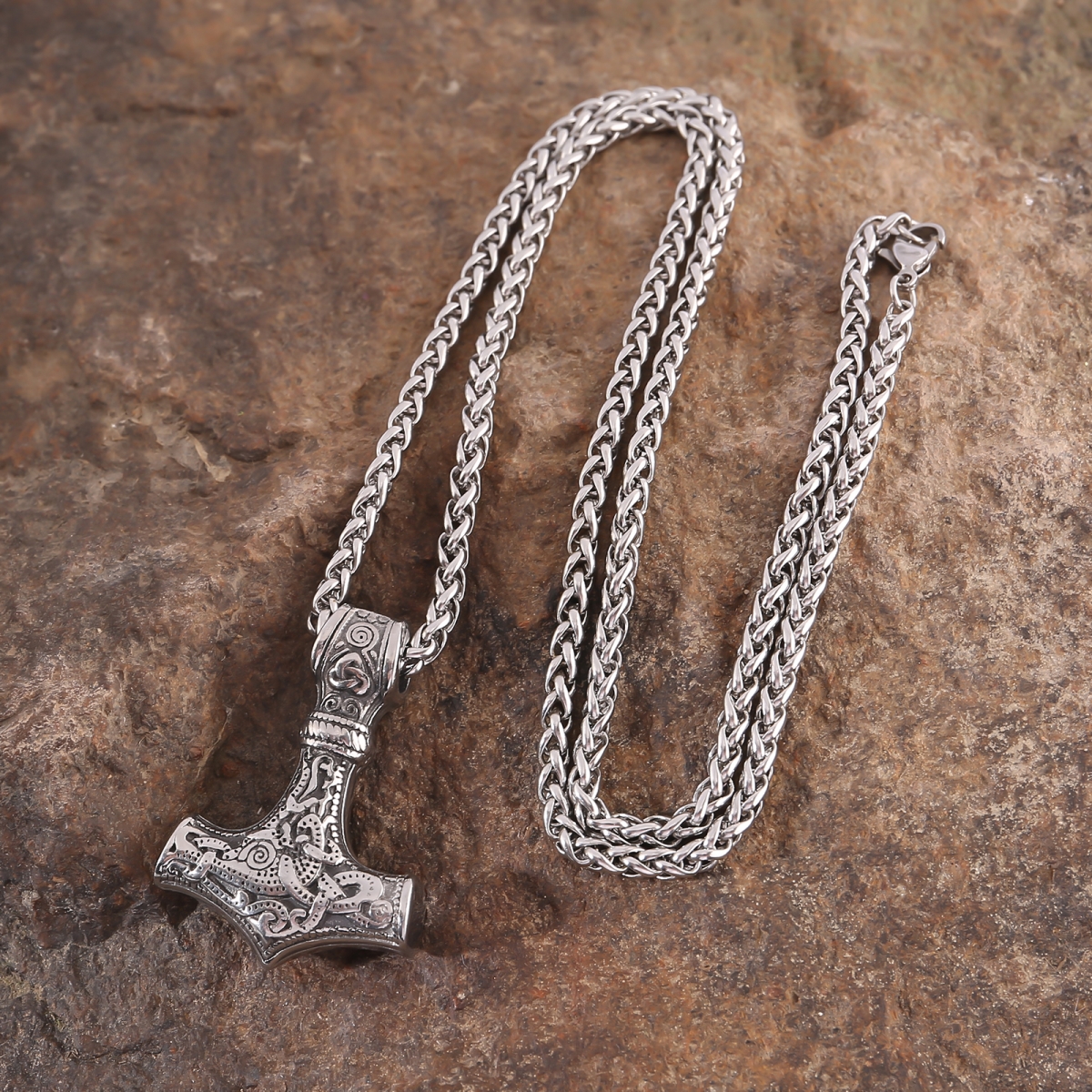 Mjolnir Necklace US$2.7/PC-NORSECOLLECTION- Viking Jewelry,Viking Necklace,Viking Bracelet,Viking Rings,Viking Mugs,Viking Accessories,Viking Crafts