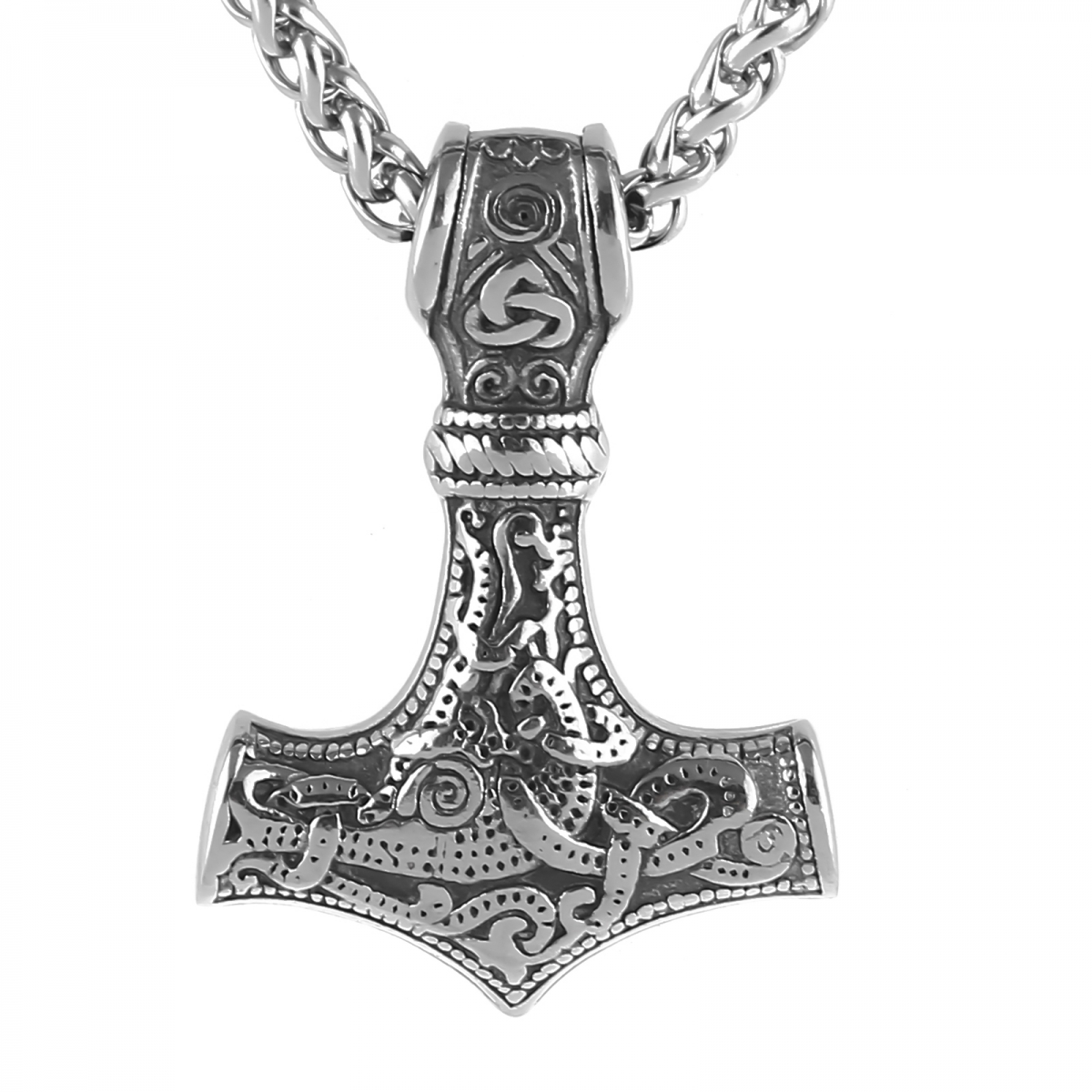 Mjolnir Necklace US$2.7/PC-NORSECOLLECTION- Viking Jewelry,Viking Necklace,Viking Bracelet,Viking Rings,Viking Mugs,Viking Accessories,Viking Crafts