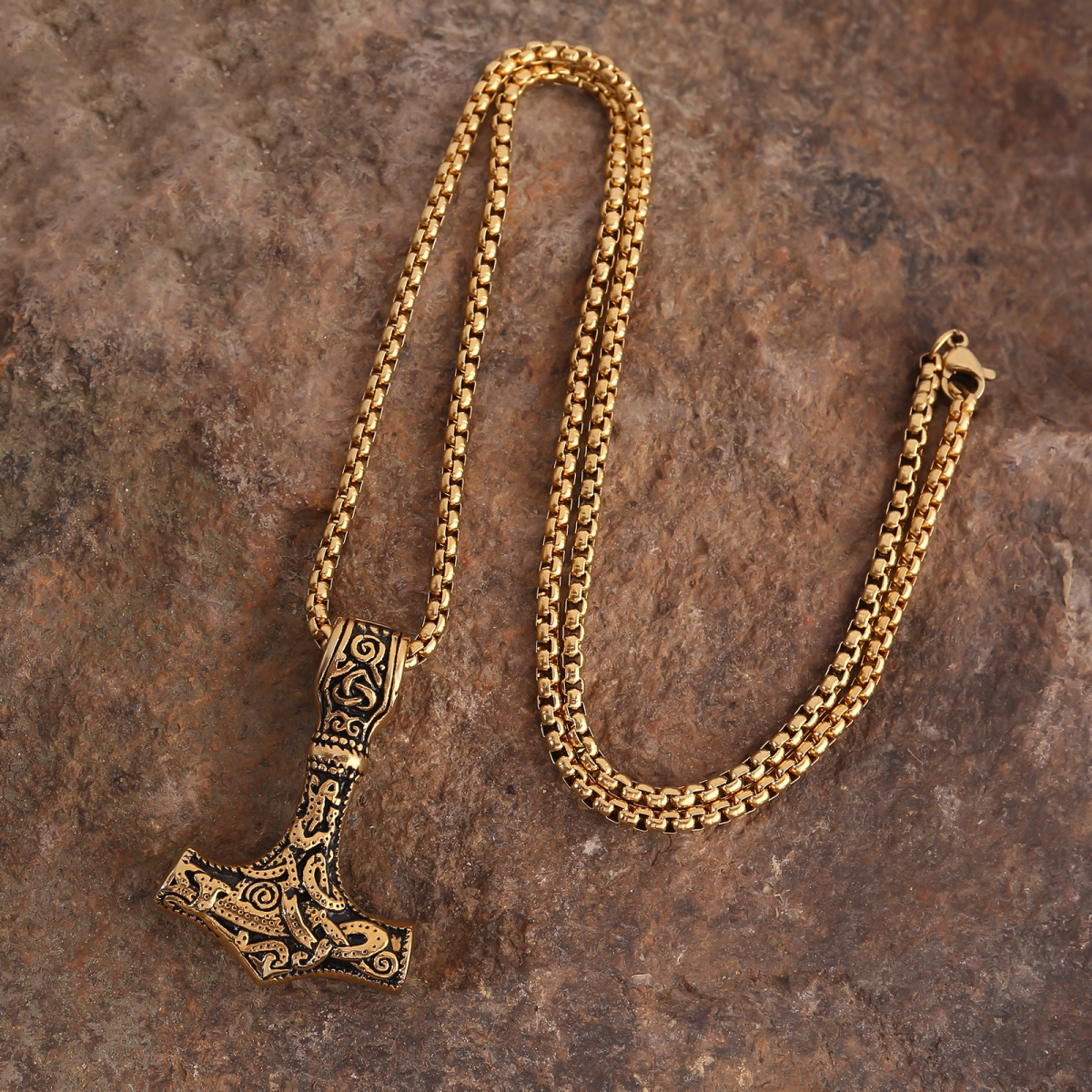 Mjolnir Necklace US$2.8/PC-NORSECOLLECTION- Viking Jewelry,Viking Necklace,Viking Bracelet,Viking Rings,Viking Mugs,Viking Accessories,Viking Crafts