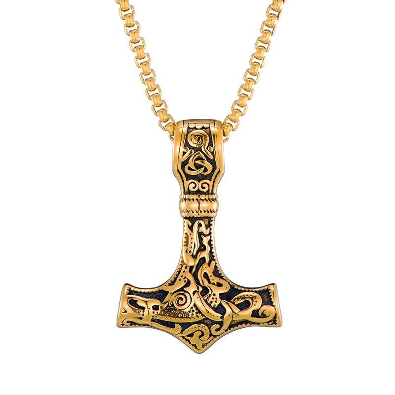 Mjolnir Necklace US$2.8/PC-NORSECOLLECTION- Viking Jewelry,Viking Necklace,Viking Bracelet,Viking Rings,Viking Mugs,Viking Accessories,Viking Crafts