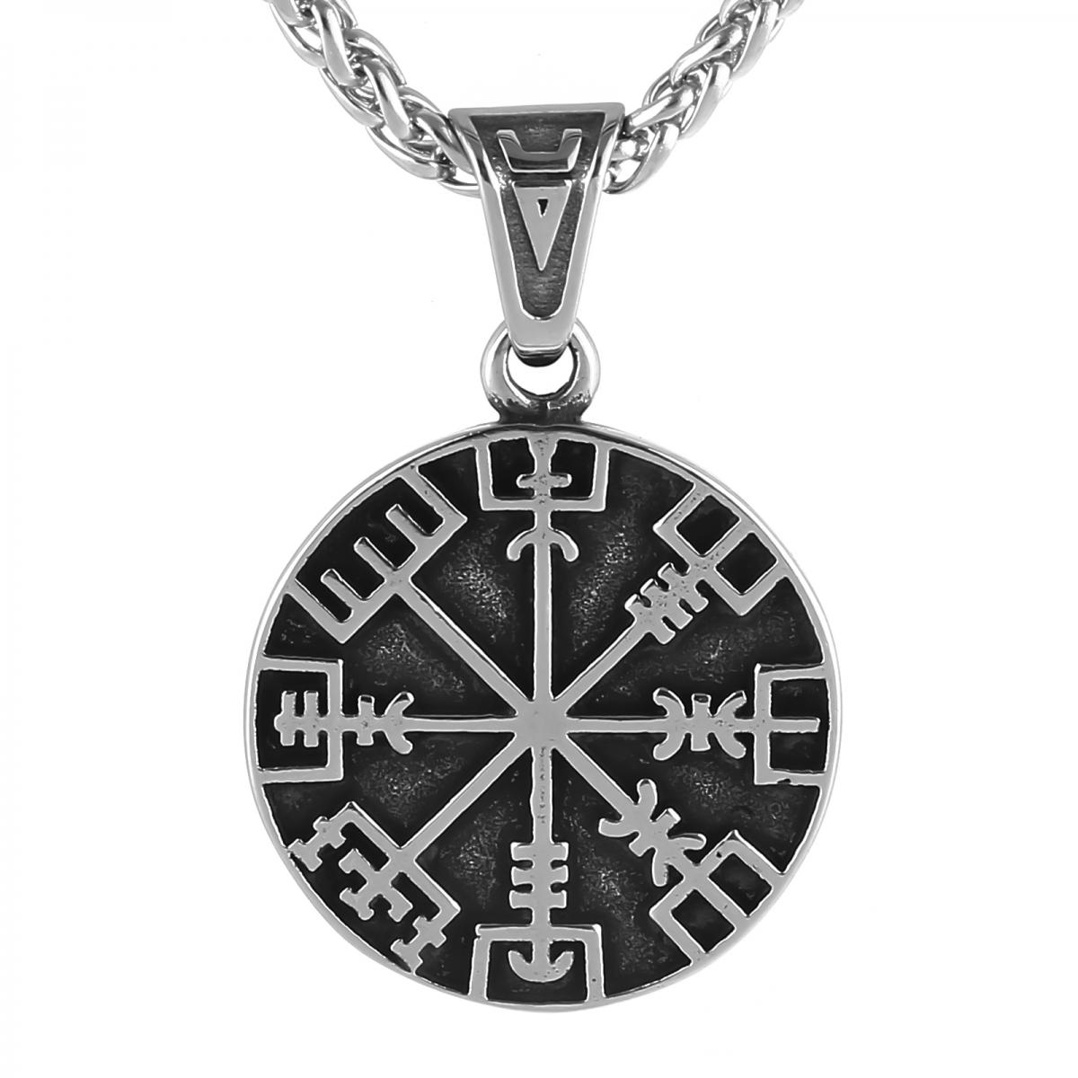 Vegvisir Necklace US$2.9/PC-NORSECOLLECTION- Viking Jewelry,Viking Necklace,Viking Bracelet,Viking Rings,Viking Mugs,Viking Accessories,Viking Crafts