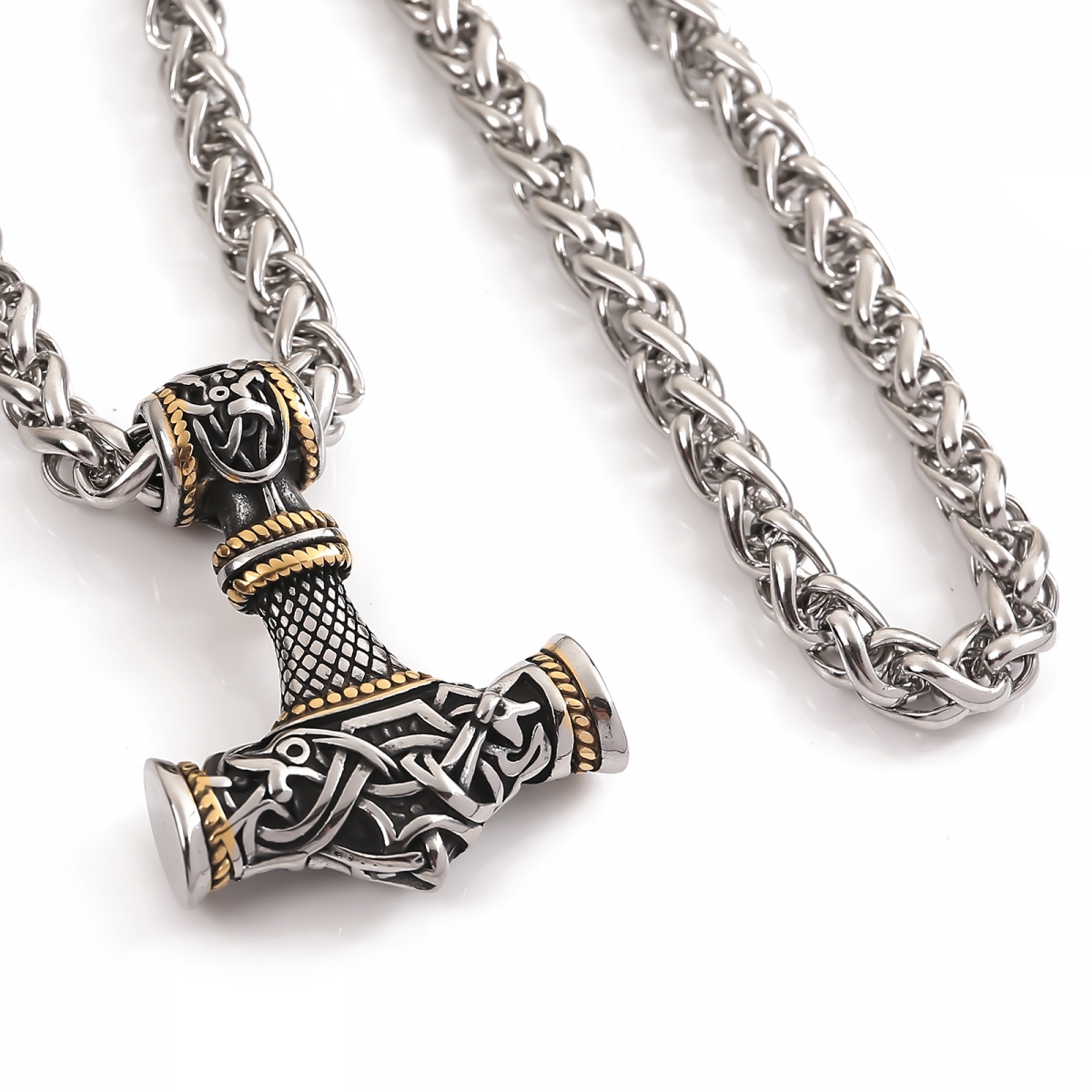 Giant Mjolnir Necklace US$5.6/PC-NORSECOLLECTION- Viking Jewelry,Viking Necklace,Viking Bracelet,Viking Rings,Viking Mugs,Viking Accessories,Viking Crafts