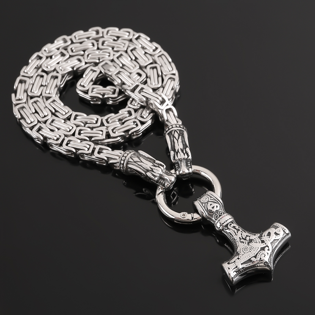 Mjolnir Necklace US$9/PC-NORSECOLLECTION- Viking Jewelry,Viking Necklace,Viking Bracelet,Viking Rings,Viking Mugs,Viking Accessories,Viking Crafts