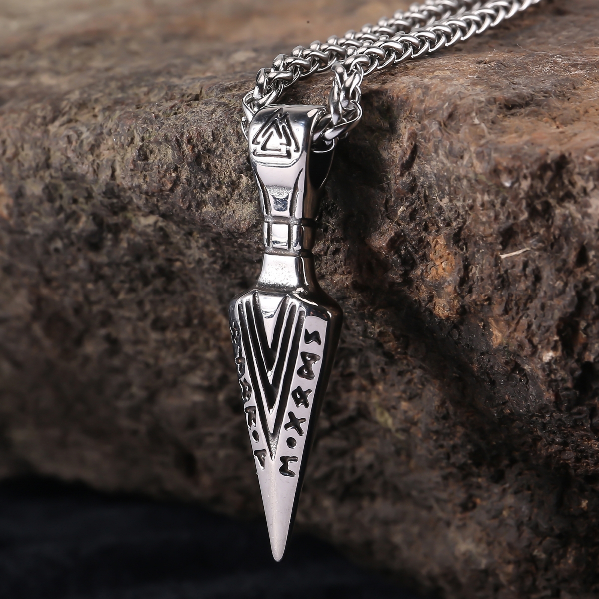 Gungnir Necklace US$2.9/PC-NORSECOLLECTION- Viking Jewelry,Viking Necklace,Viking Bracelet,Viking Rings,Viking Mugs,Viking Accessories,Viking Crafts