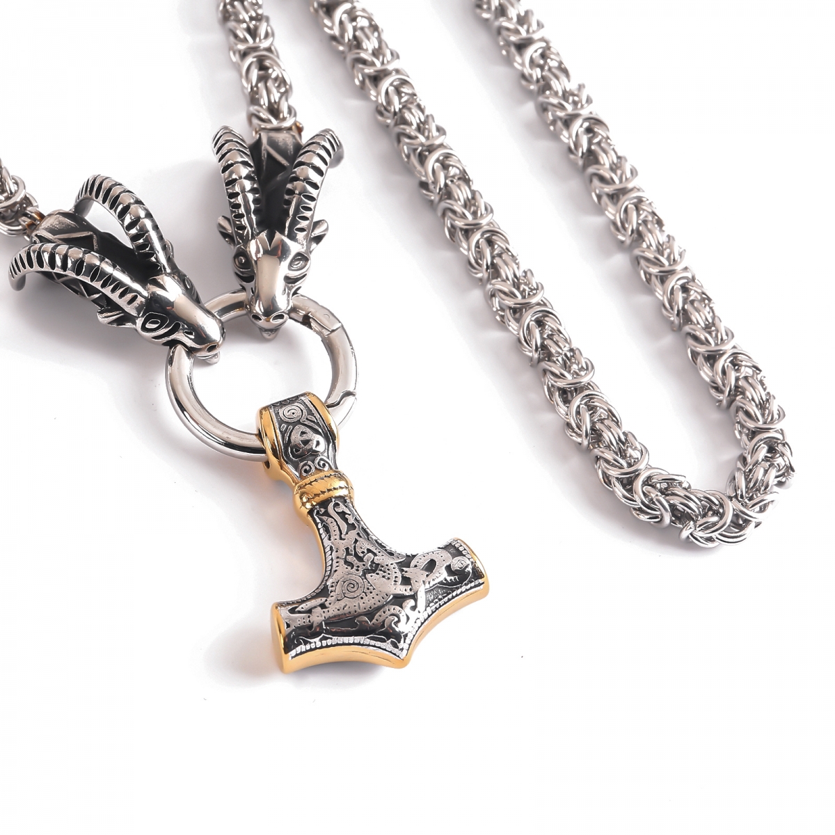 Mjolnir Necklace US$12/PC-NORSECOLLECTION- Viking Jewelry,Viking Necklace,Viking Bracelet,Viking Rings,Viking Mugs,Viking Accessories,Viking Crafts