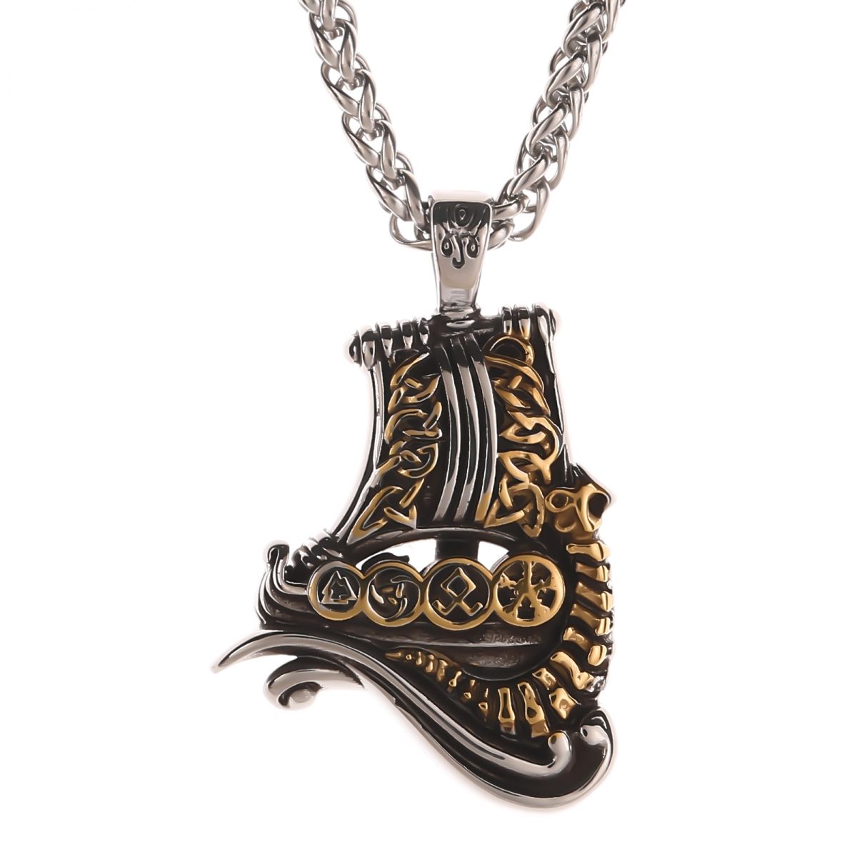 Drakkar Longship Necklace US$3.2/PC-NORSECOLLECTION- Viking Jewelry,Viking Necklace,Viking Bracelet,Viking Rings,Viking Mugs,Viking Accessories,Viking Crafts