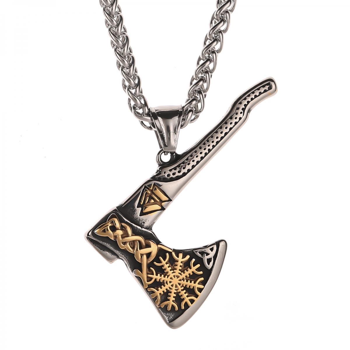 Axe Necklace US$3.2/PC-NORSECOLLECTION- Viking Jewelry,Viking Necklace,Viking Bracelet,Viking Rings,Viking Mugs,Viking Accessories,Viking Crafts