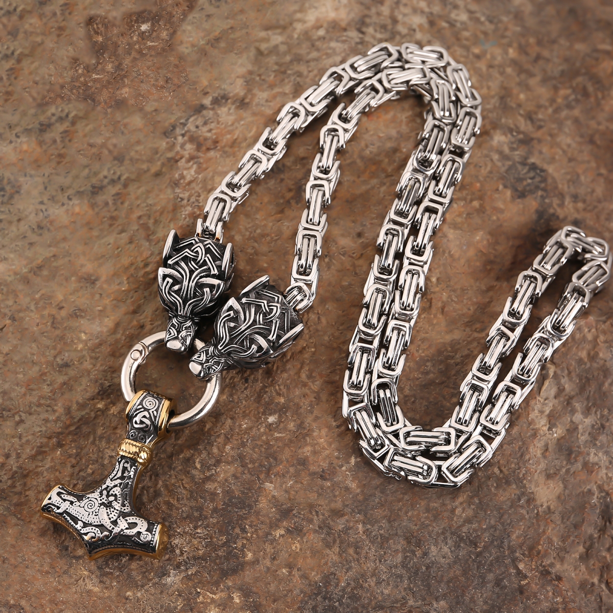 Mjolnir Necklace US$10/PC-NORSECOLLECTION- Viking Jewelry,Viking Necklace,Viking Bracelet,Viking Rings,Viking Mugs,Viking Accessories,Viking Crafts