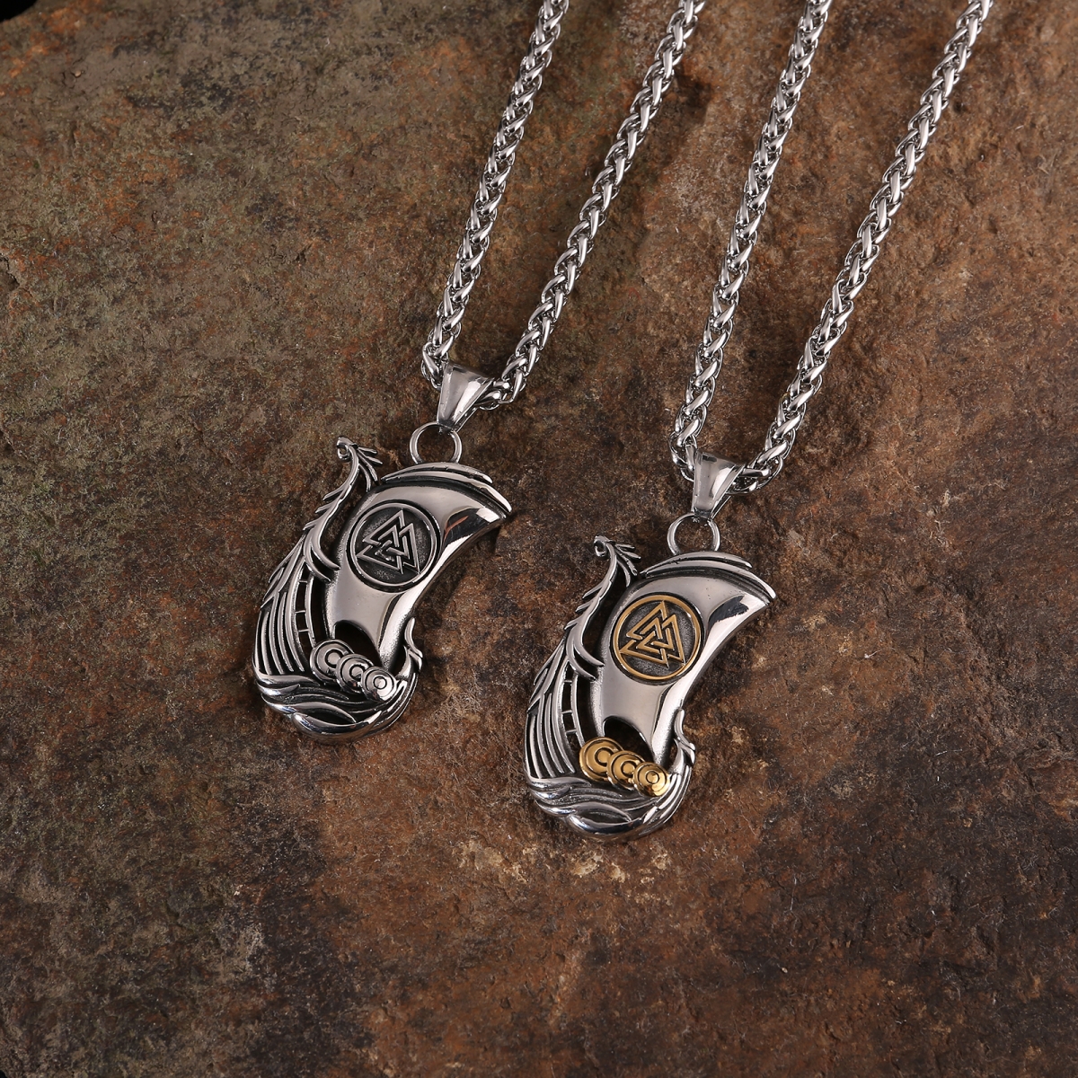 Viking ship necklace-NORSECOLLECTION- Viking Jewelry,Viking Necklace,Viking Bracelet,Viking Rings,Viking Mugs,Viking Accessories,Viking Crafts