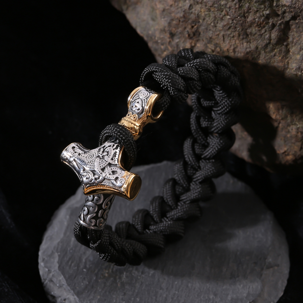 Mjolnir Armband US$3.5/PC-NORSECOLLECTION- Vikingsmycken, Viking Halsband, Viking Armband, Viking Rings, Viking Muggar, Viking Accessoarer, Viking Crafts