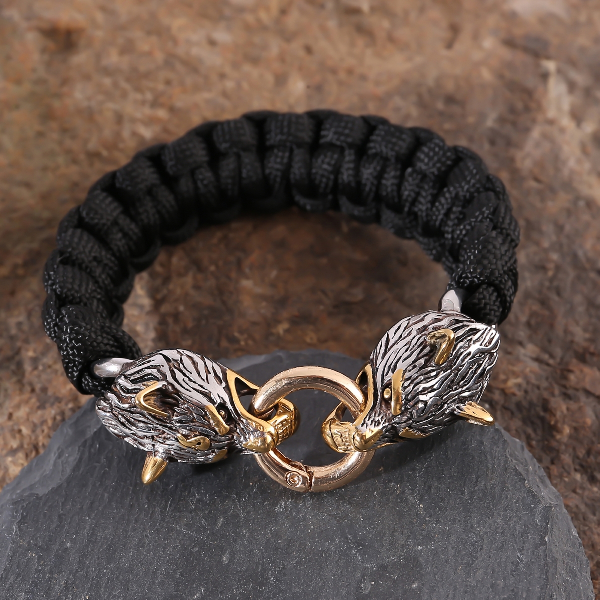 Wolf Bracelet US$4.5/PC-NORSECOLLECTION- Viking Jewelry,Viking Necklace,Viking Bracelet,Viking Rings,Viking Mugs,Viking Accessories,Viking Crafts