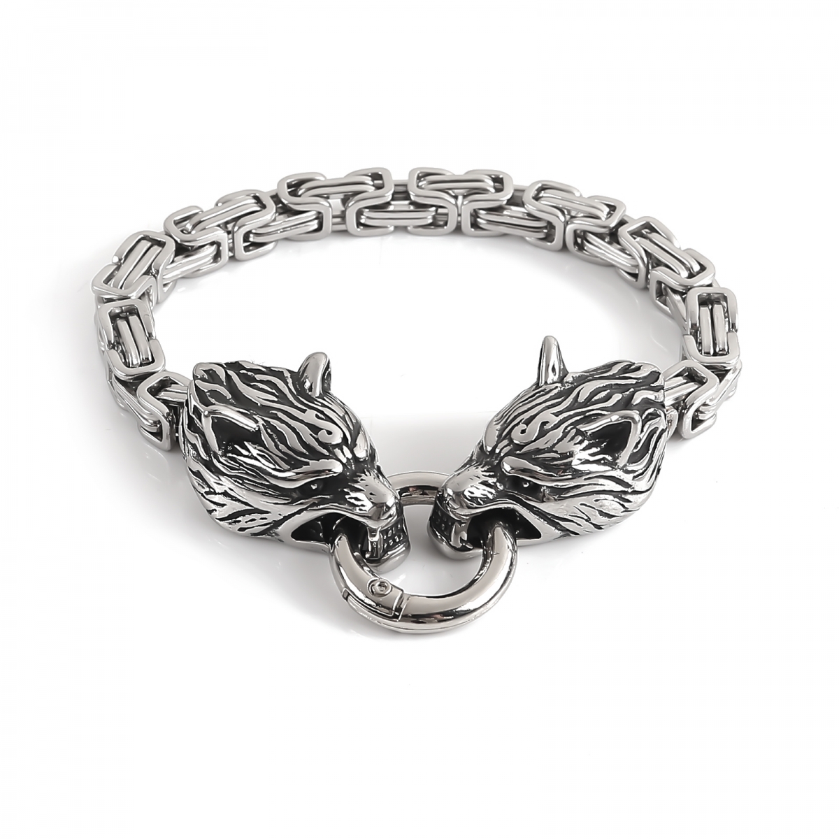 Wolf Bracelet US$3.2/PC-NORSECOLLECTION- Viking Jewelry,Viking Necklace,Viking Bracelet,Viking Rings,Viking Mugs,Viking Accessories,Viking Crafts