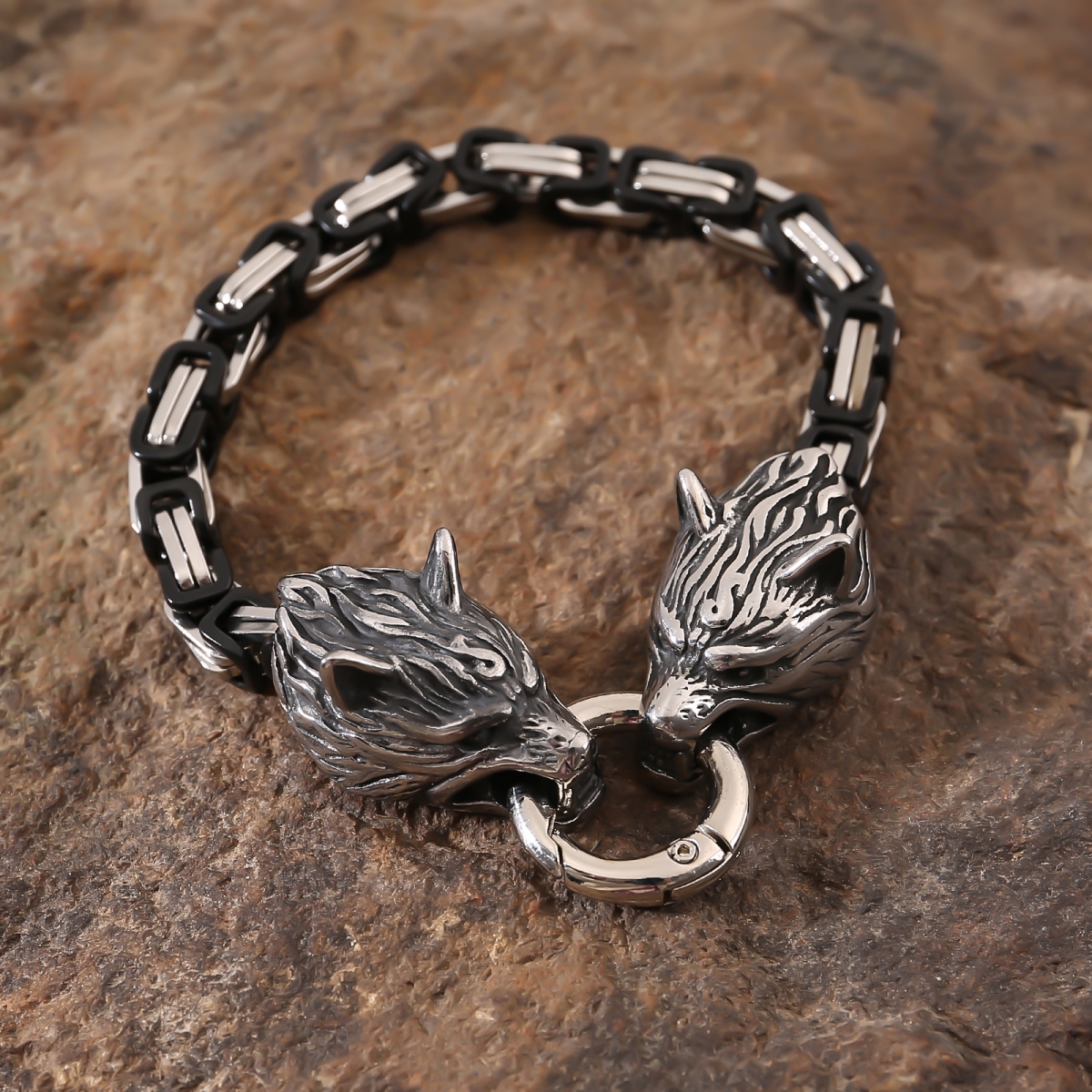 Wolf Bracelet US$4.4/PC-NORSECOLLECTION- Viking Jewelry,Viking Necklace,Viking Bracelet,Viking Rings,Viking Mugs,Viking Accessories,Viking Crafts