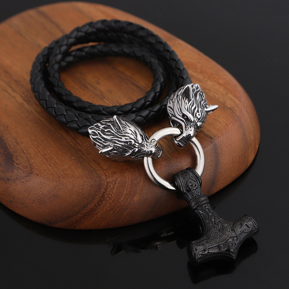 Viking necklaces on rope-NORSECOLLECTION- Viking Jewelry,Viking Necklace,Viking Bracelet,Viking Rings,Viking Mugs,Viking Accessories,Viking Crafts