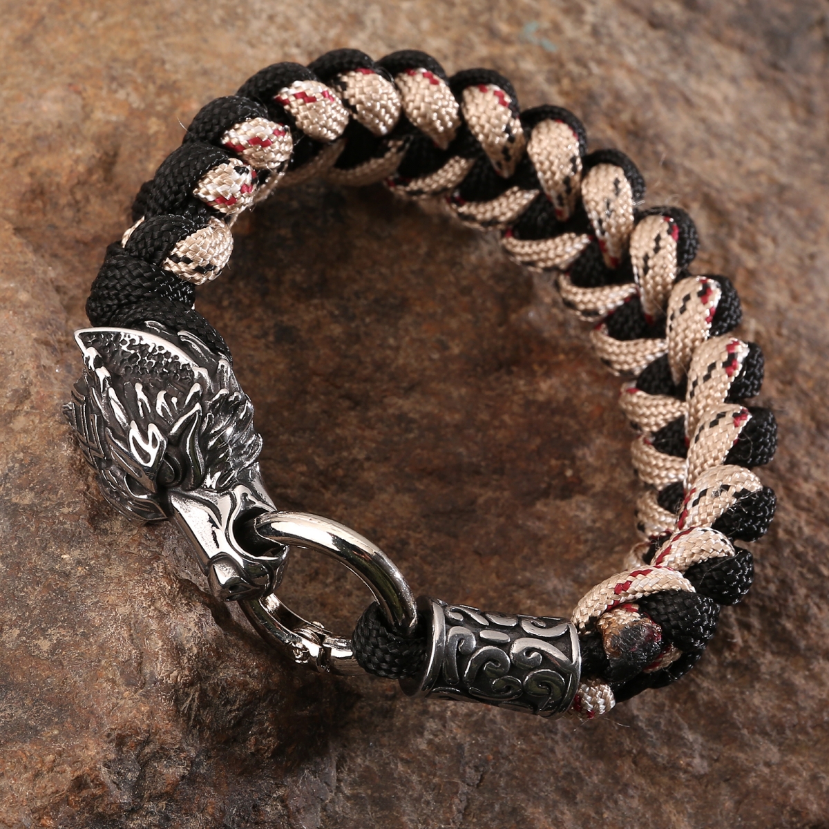 Fenrir Wolf Bracelet US$4.2/PC-NORSECOLLECTION- Viking Jewelry,Viking Necklace,Viking Bracelet,Viking Rings,Viking Mugs,Viking Accessories,Viking Crafts