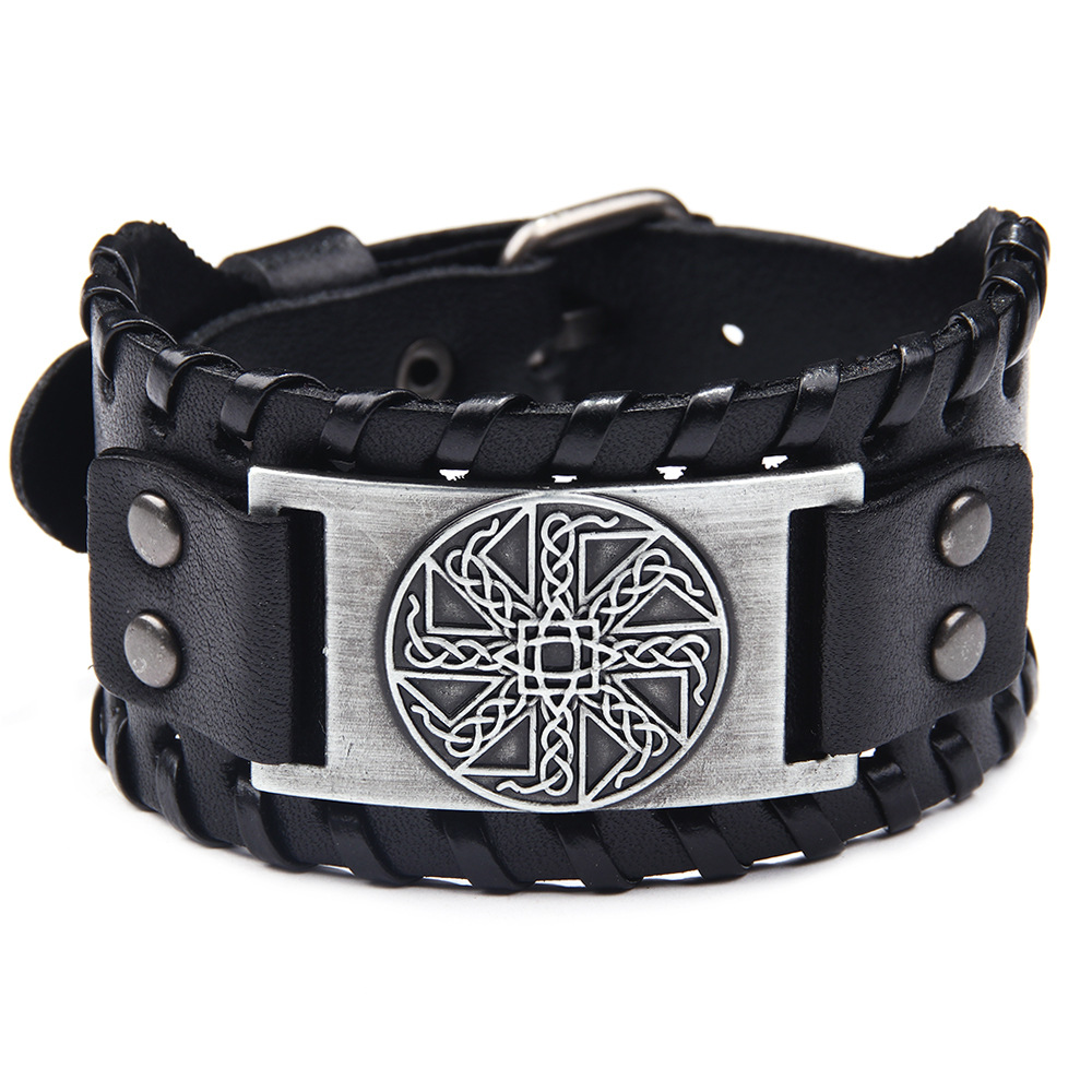 Kolovrat Wristband US$2.2/PC-NORSECOLLECTION- Viking Jewelry,Viking Necklace,Viking Bracelet,Viking Rings,Viking Mugs,Viking Accessories,Viking Crafts