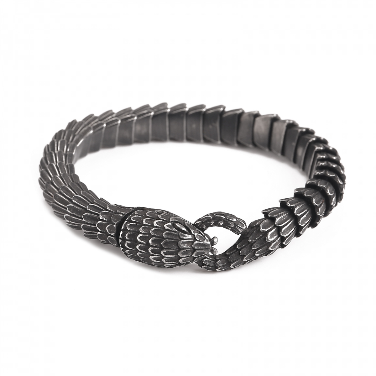 World Serpent Jormungandr Snake Bracelet US$12/PC-NORSECOLLECTION- Viking Jewelry,Viking Necklace,Viking Bracelet,Viking Rings,Viking Mugs,Viking Accessories,Viking Crafts