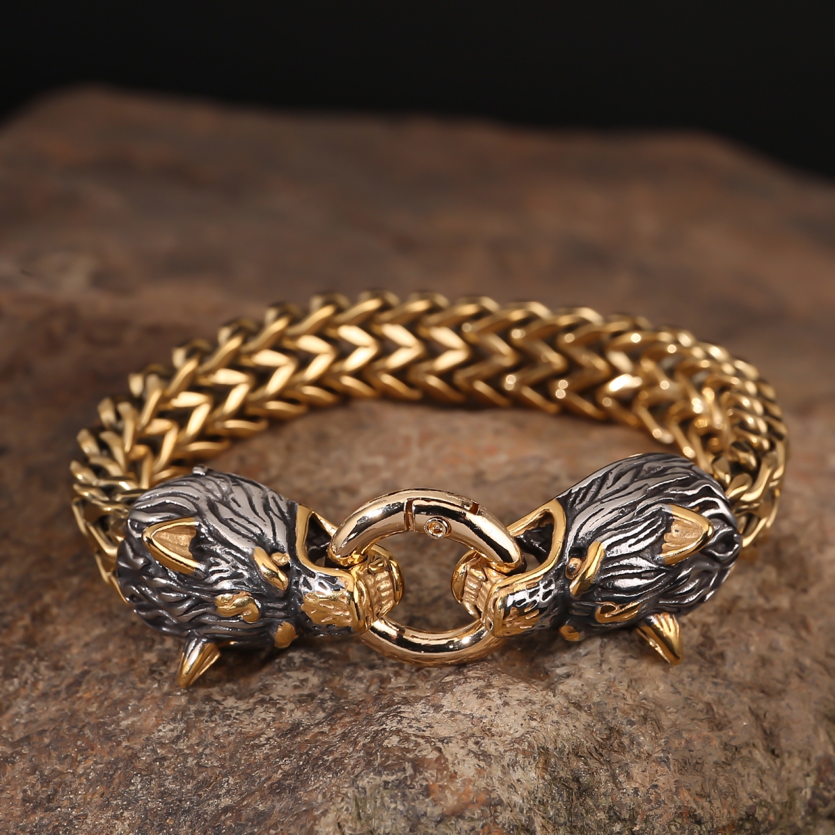 Wolf Bracelet US$7.5/PC-NORSECOLLECTION- Viking Jewelry,Viking Necklace,Viking Bracelet,Viking Rings,Viking Mugs,Viking Accessories,Viking Crafts