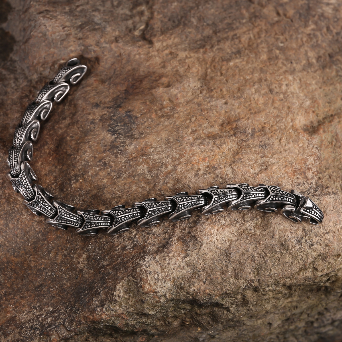 Fafnir Dragon Bracelet US$6.4/PC-NORSECOLLECTION- Viking Jewelry,Viking Necklace,Viking Bracelet,Viking Rings,Viking Mugs,Viking Accessories,Viking Crafts