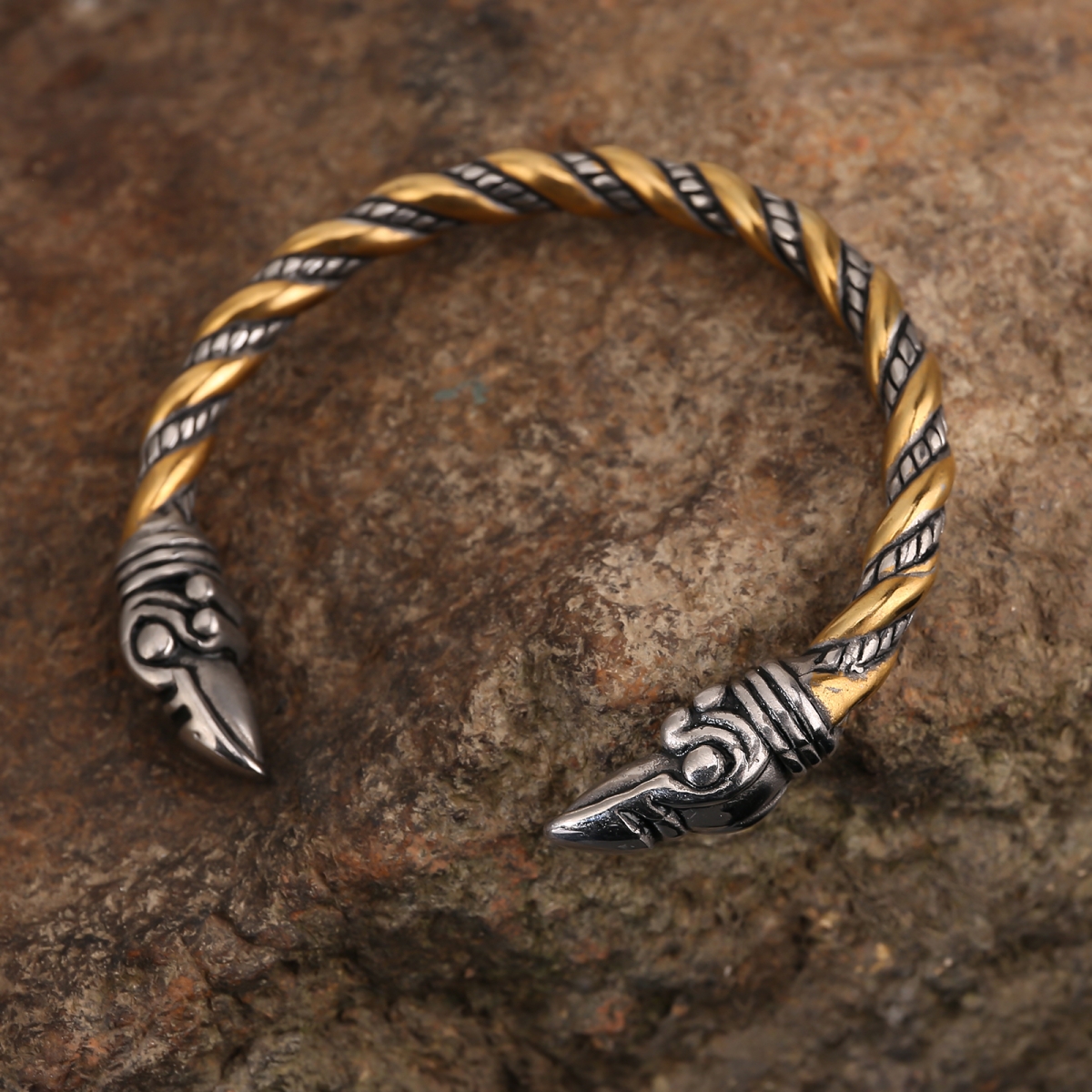 Raven Wristband US$5.5/PC-NORSECOLLECTION- Viking Jewelry,Viking Necklace,Viking Bracelet,Viking Rings,Viking Mugs,Viking Accessories,Viking Crafts