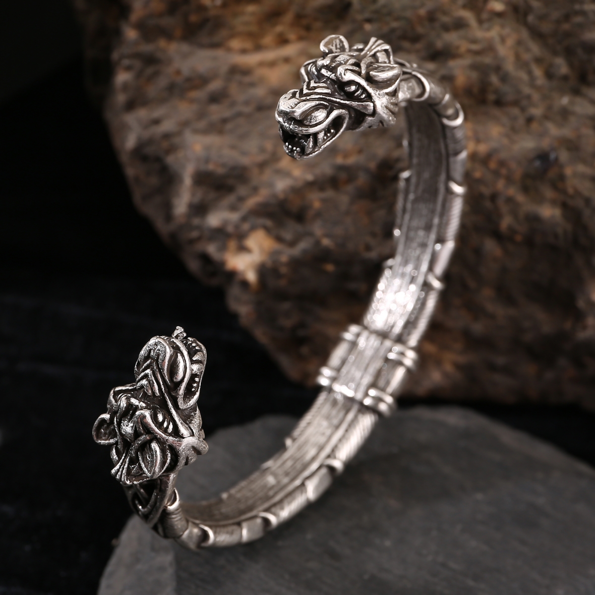 Wolf Wristband US$4.5/PC-NORSECOLLECTION- Viking Jewelry,Viking Necklace,Viking Bracelet,Viking Rings,Viking Mugs,Viking Accessories,Viking Crafts