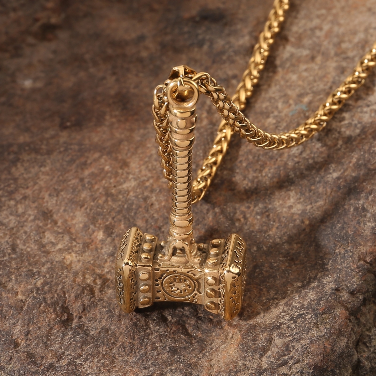 Viking gold pendant with low price-NORSECOLLECTION- Viking Jewelry,Viking Necklace,Viking Bracelet,Viking Rings,Viking Mugs,Viking Accessories,Viking Crafts