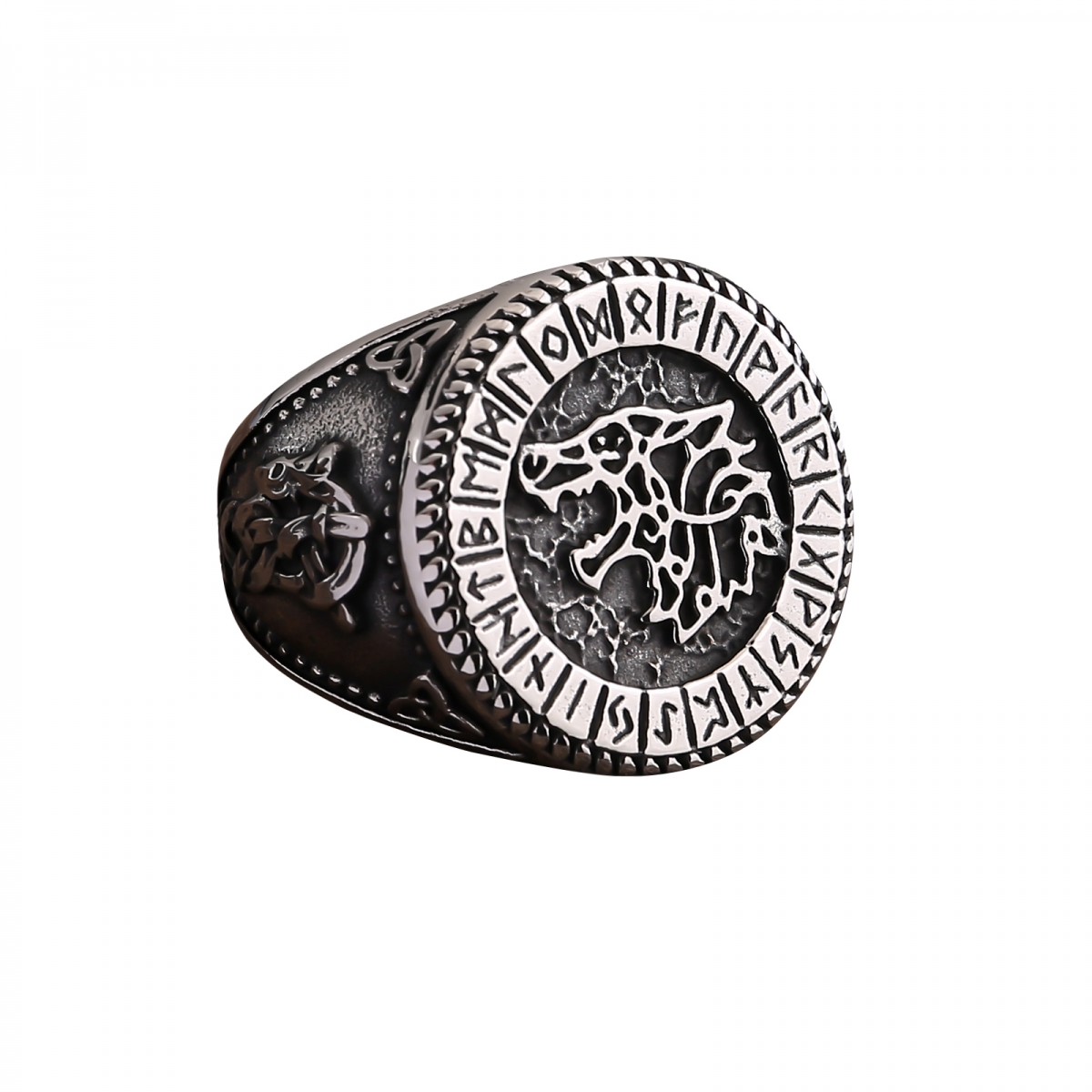 Fenrir Wolf Ring US$2.9/PC-NORSECOLLECTION- Viking Jewelry,Viking Necklace,Viking Bracelet,Viking Rings,Viking Mugs,Viking Accessories,Viking Crafts
