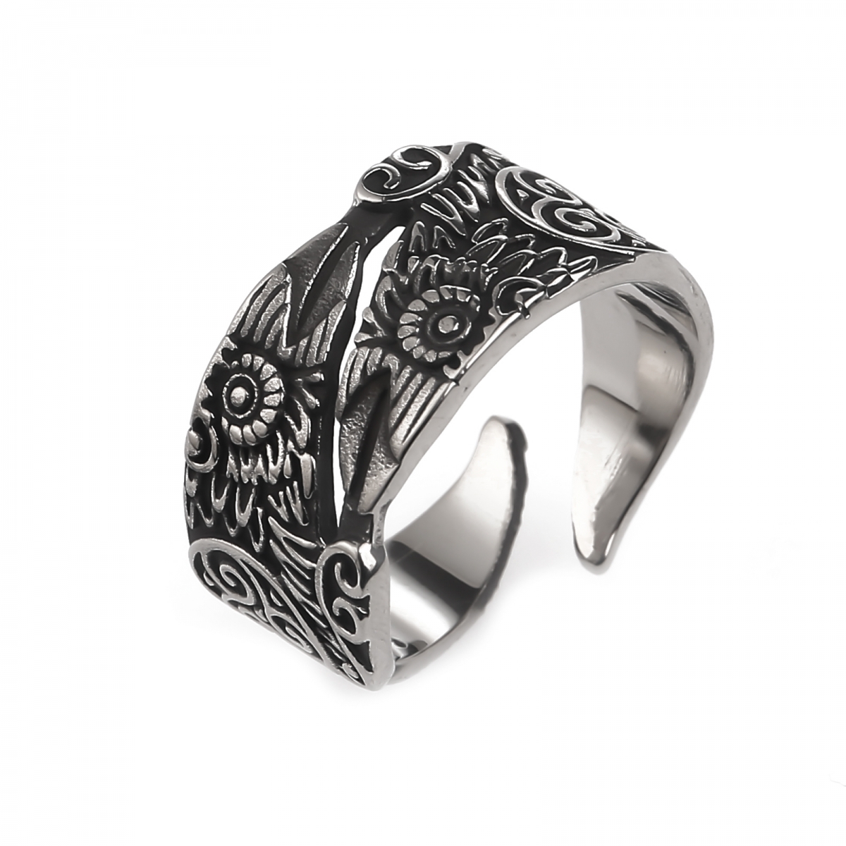 Raven Ring US$2.9/PC-NORSECOLLECTION- Viking Jewelry,Viking Necklace,Viking Bracelet,Viking Rings,Viking Mugs,Viking Accessories,Viking Crafts