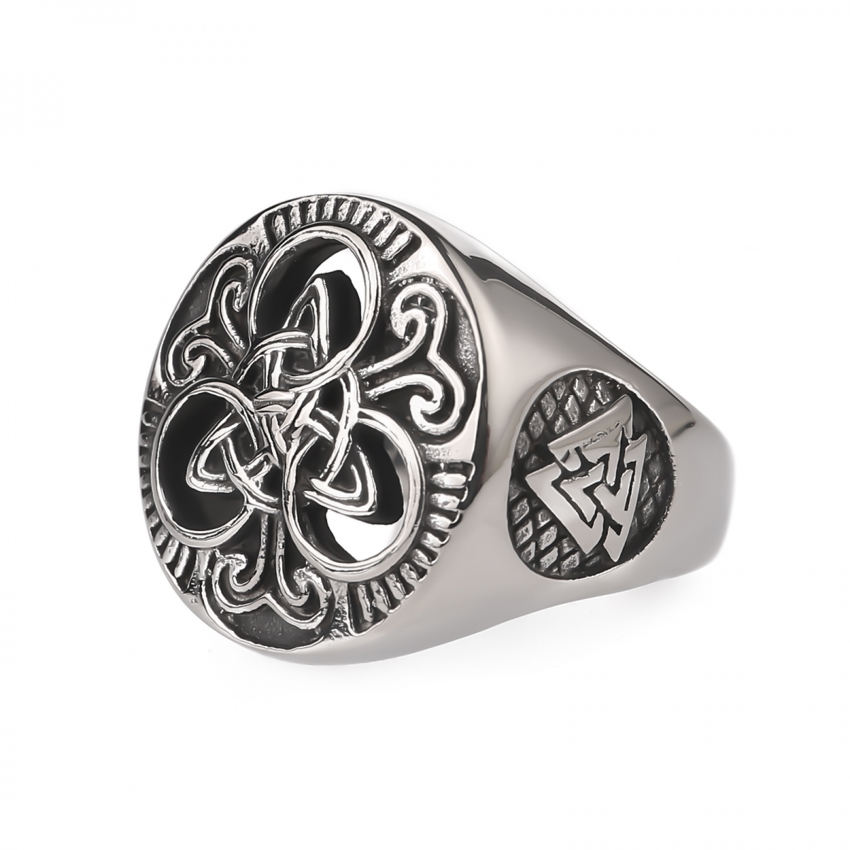 Valknut Ring US$2.9/PC-NORSECOLLECTION- Viking Jewelry,Viking Necklace,Viking Bracelet,Viking Rings,Viking Mugs,Viking Accessories,Viking Crafts