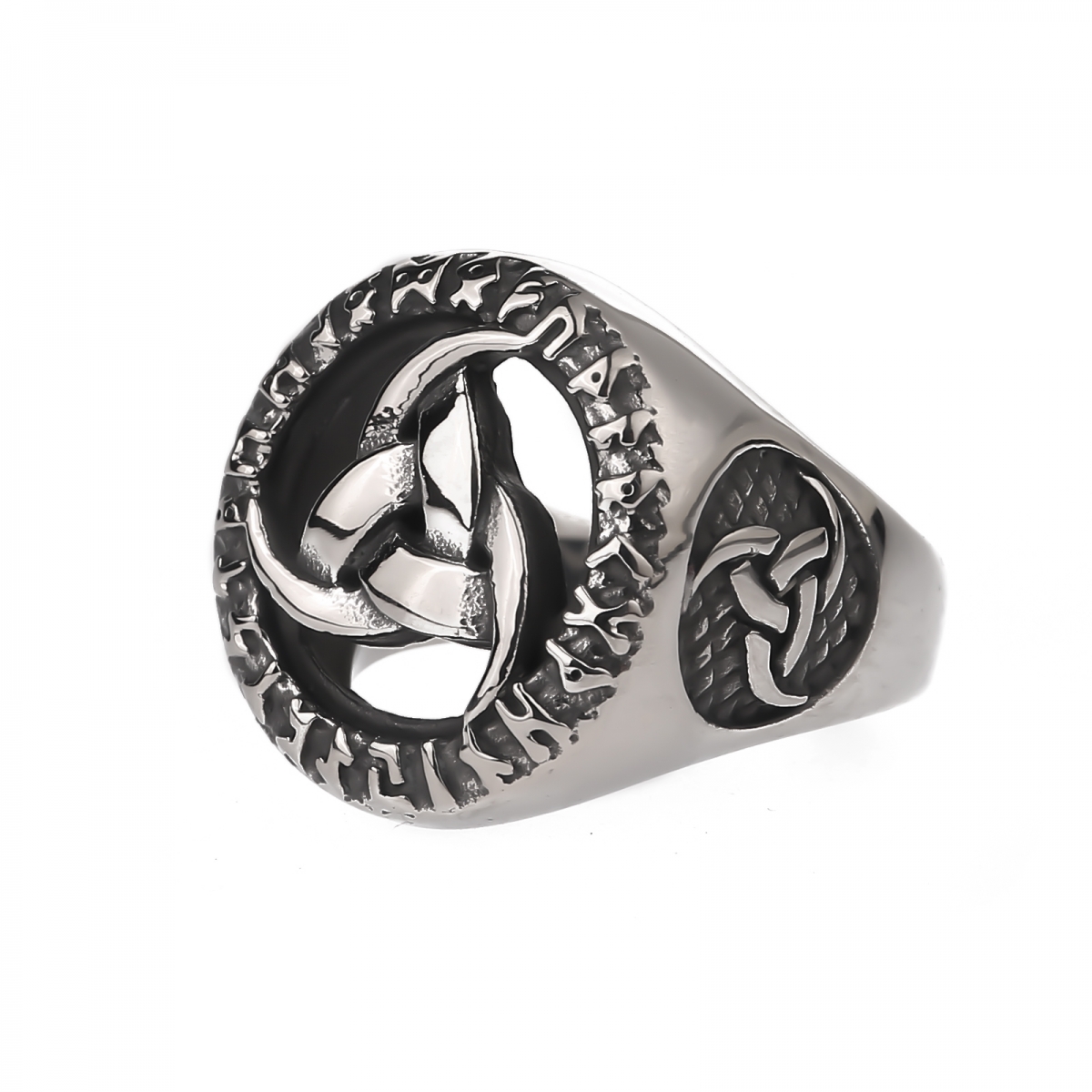 Triple Horn Ring US$2.9/PC-NORSECOLLECTION- Viking Jewelry,Viking Necklace,Viking Bracelet,Viking Rings,Viking Mugs,Viking Accessories,Viking Crafts