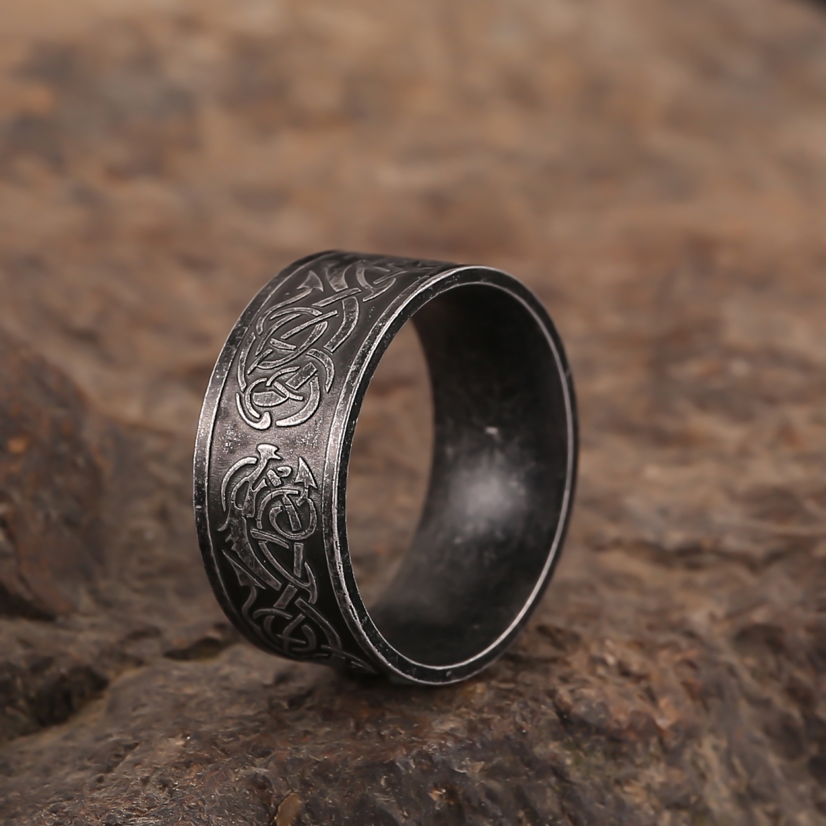 Viking Totem Ring US$1.7/PC-NORSECOLLECTION- Viking Jewelry,Viking Necklace,Viking Bracelet,Viking Rings,Viking Mugs,Viking Accessories,Viking Crafts