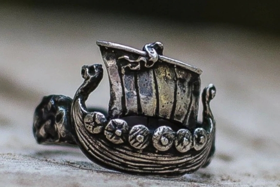 Viking longship ring-NORSECOLLECTION- Viking Jewelry,Viking Necklace,Viking Bracelet,Viking Rings,Viking Mugs,Viking Accessories,Viking Crafts