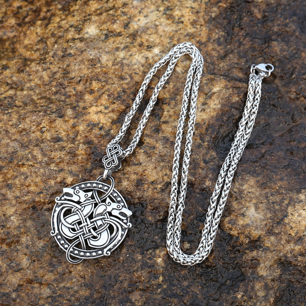 Celtic Wolf US$3.8/PC-NORSECOLLECTION- Viking Jewelry,Viking Necklace,Viking Bracelet,Viking Rings,Viking Mugs,Viking Accessories,Viking Crafts