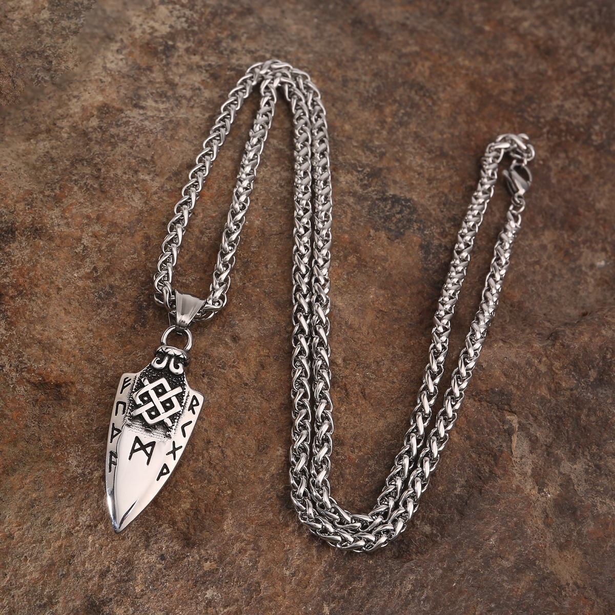 Arrowhead Necklace US$3.2/PC-NORSECOLLECTION- Viking Jewelry,Viking Necklace,Viking Bracelet,Viking Rings,Viking Mugs,Viking Accessories,Viking Crafts
