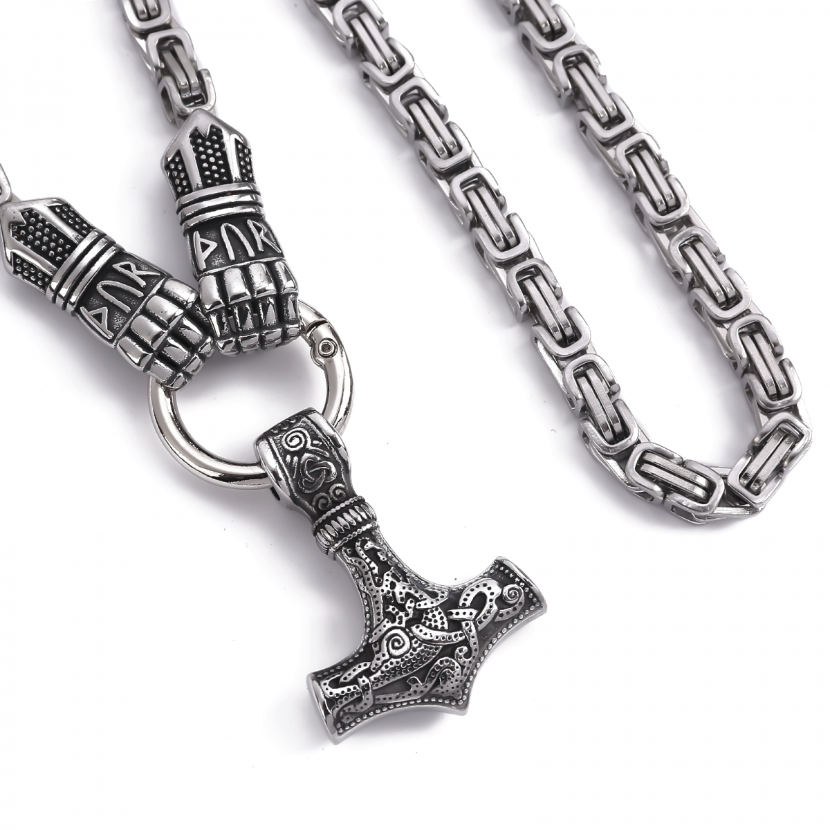 Mjolnir Necklace US$9/PC-NORSECOLLECTION- Viking Jewelry,Viking Necklace,Viking Bracelet,Viking Rings,Viking Mugs,Viking Accessories,Viking Crafts