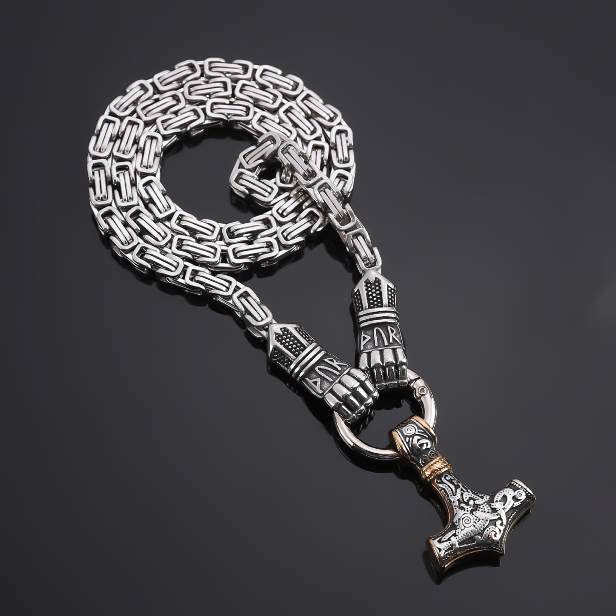 Mjolnir Necklace US$10/PC-NORSECOLLECTION- Viking Jewelry,Viking Necklace,Viking Bracelet,Viking Rings,Viking Mugs,Viking Accessories,Viking Crafts