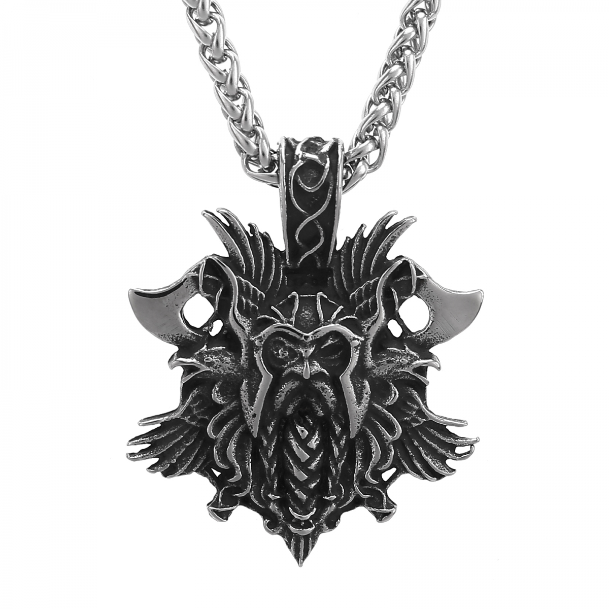 Odin Necklace US$3.2/PC-NORSECOLLECTION- Viking Jewelry,Viking Necklace,Viking Bracelet,Viking Rings,Viking Mugs,Viking Accessories,Viking Crafts